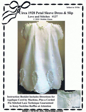 #137 1928 Petal Sleeve Dress